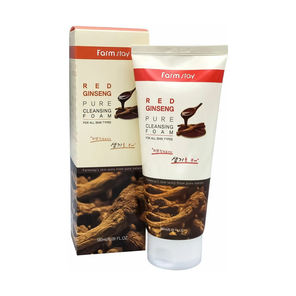 FARMSTAY RED GINSENG PURE CLEANSING FOAM