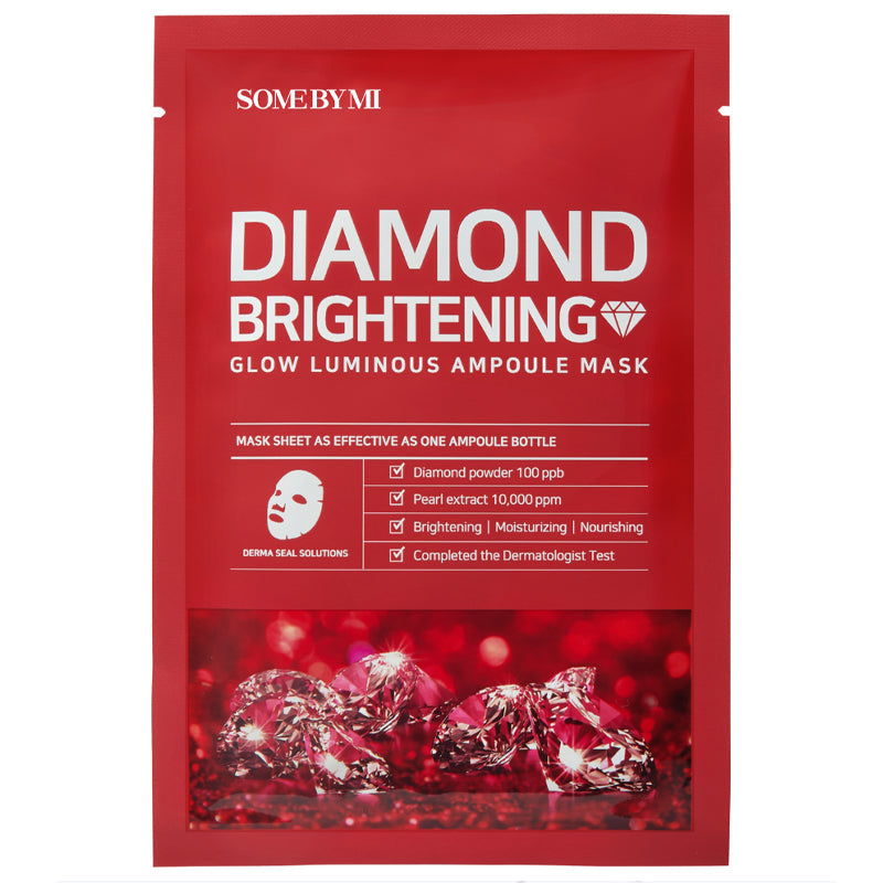 SOME BY MI RED DIAMOND BRIGHTENING GLOW LUMINOUS AMPOULE MASK