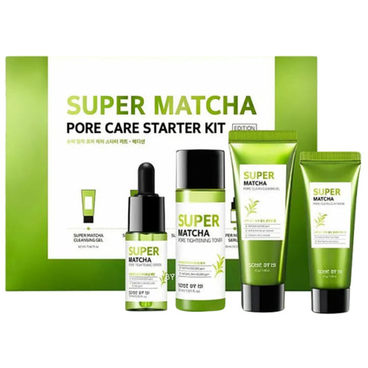 SOME BY MI SUPER MATCHA PORE CARE STARTER KIT (4components)