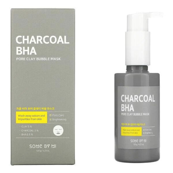 SOME BY MI CHARCOAL BHA PORE CLAY BUBBLE MASK 120g