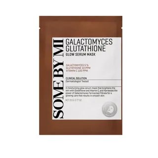 SOME BY MI  GALACTOMYCES  GLUTATHIONE GLOW SERUM MASK