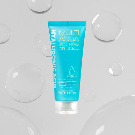 FARMSTAY HYALURONIC ACID MULTI AQUA SOOTHING GEL